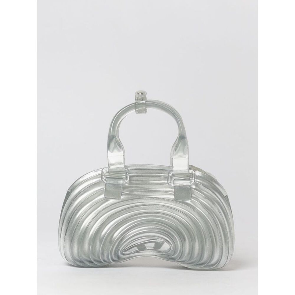Silver-Tone Pvc Quantum Dome Mini Handbag Melissa X Diesel